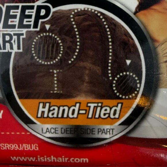 Isis Super Jacky 27" Lace Front Red Carpet Premiere Color 1B Wavy Synthetic Wig - Picture 15 of 16